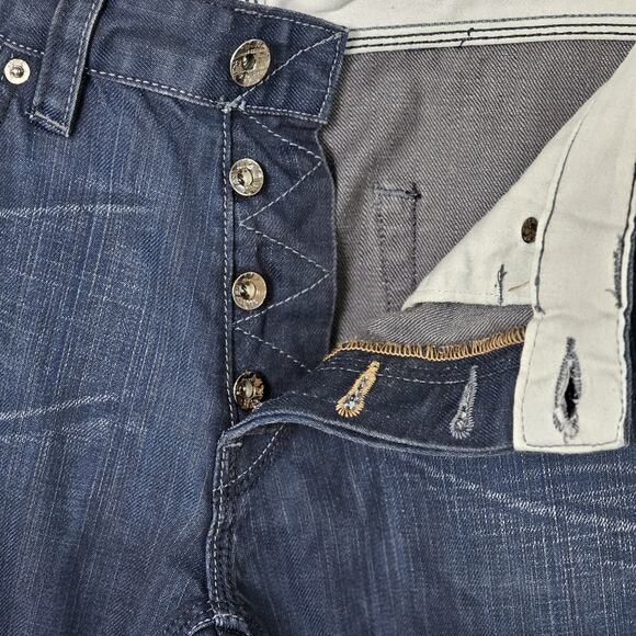 FCUK Jeans French Connection UK Button Fly Skinny W30 Dark Wash New Without Tags - Picture 11 of 16